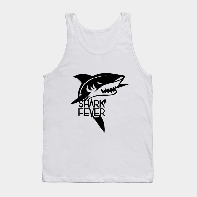 Shark fever design Tank Top by cusptees
